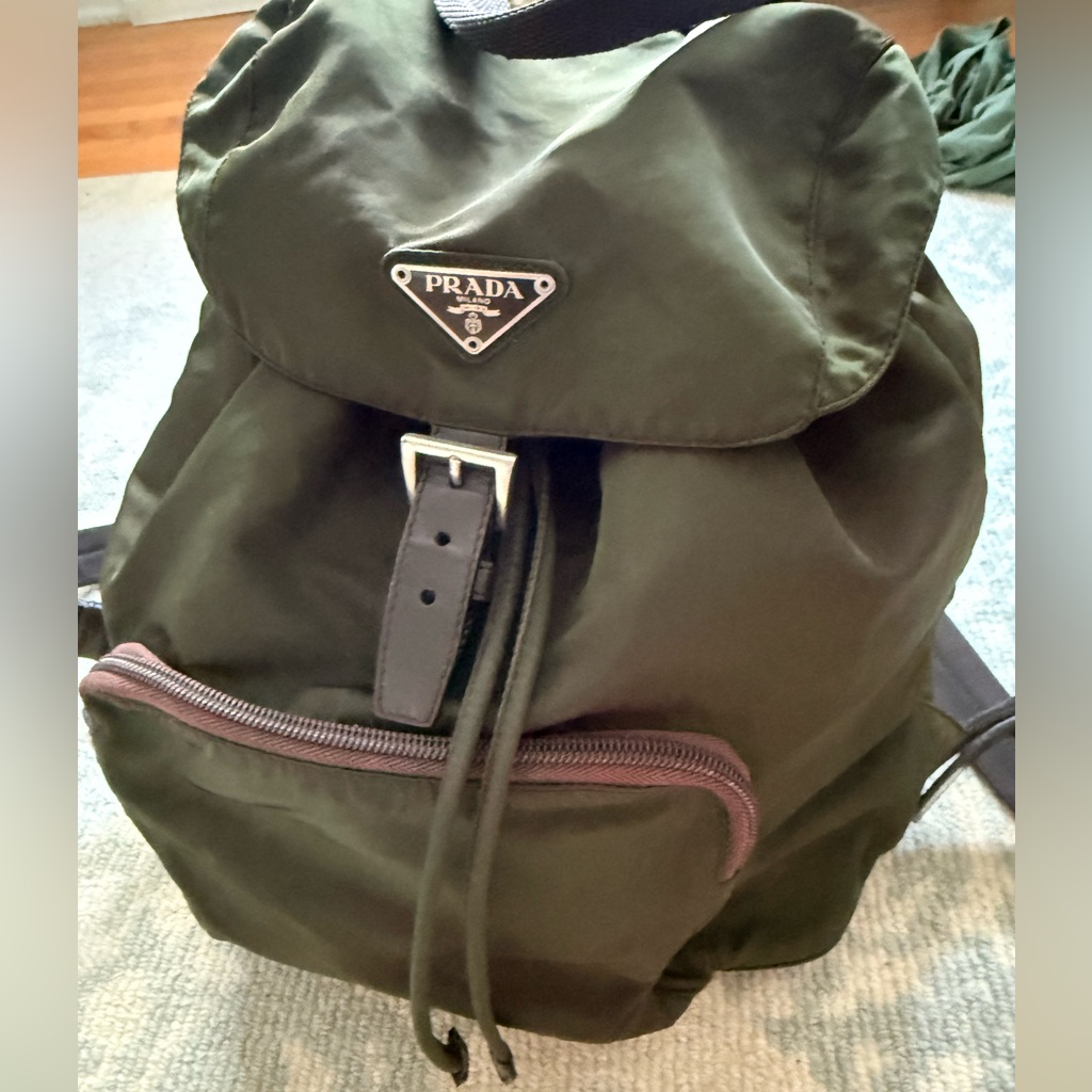 Prada Nylon Backpack Bag Preloved
